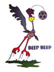 Road Runner Beep Beep Unused Vintage T-Shirt Iron-On